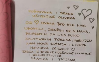 Vrtićarci u našoj  školi