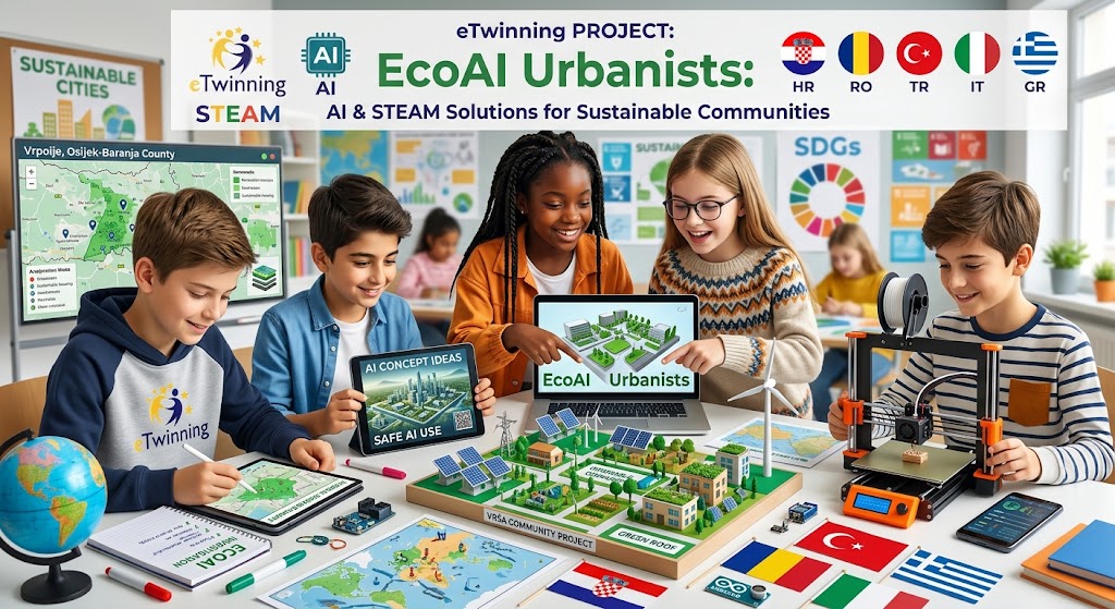 Učenici kao urbanistički geografi i eko-inovatori: Pokrenut novi eTwinning projekt